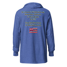 Load image into Gallery viewer, BENEFIT Lahaina Harbor Hooded long-sleeve tee