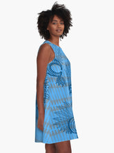 Load image into Gallery viewer, "Mākini" Uliuli by Hakuole Designs A Line Dress