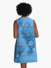 Load image into Gallery viewer, "Mākini" Uliuli by Hakuole Designs A Line Dress
