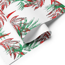 Load image into Gallery viewer, Malu ʻUlu Red/Green by Hakuole Designs Wrapping paper sheets