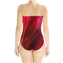 Load image into Gallery viewer, "Ti Leaf Series 3" Strapless One Piece Lole ʻAu Kai Swimsuit