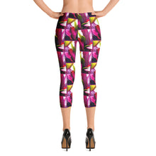 Load image into Gallery viewer, Ti Leaf Bouquet Tile Capri Leggings