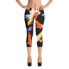 Load image into Gallery viewer, Koi Reflections Capri Leggings