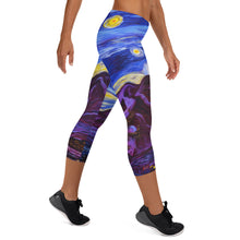Load image into Gallery viewer, Maui Starry Night Capri Leggings