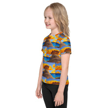 Load image into Gallery viewer, Palm Island Sunrise Kids Crew Neck