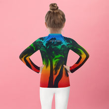 Load image into Gallery viewer, Alaula (Sunset) by Honi Honi Designs Keiki Rash Guard