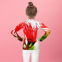 Load image into Gallery viewer, Lehua Hula Sisters Keiki Rash Guard