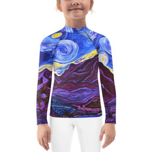 Load image into Gallery viewer, Maui Starry Night Keiki Rash Guard