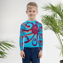 Load image into Gallery viewer, Heʻe by Kahalau Designs Keiki Rash Guard