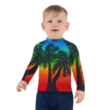 Load image into Gallery viewer, Alaula (Sunset) by Honi Honi Designs Keiki Rash Guard