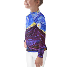 Load image into Gallery viewer, Maui Starry Night Keiki Rash Guard