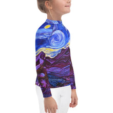 Load image into Gallery viewer, Maui Starry Night Keiki Rash Guard