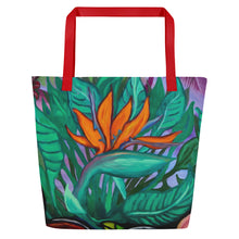 Load image into Gallery viewer, Pua Manu Beach Bag