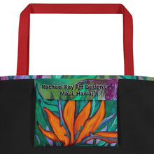 Load image into Gallery viewer, Pua Manu Beach Bag