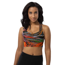 Load image into Gallery viewer, "Madame Pele" Longline Sports Bra