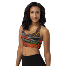 Load image into Gallery viewer, "Madame Pele" Longline Sports Bra