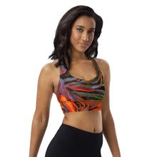 Load image into Gallery viewer, "Madame Pele" Longline Sports Bra