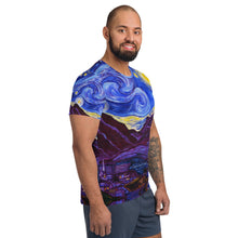 Load image into Gallery viewer, Maui Starry Night Men's Athletic T-shirt