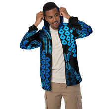 Load image into Gallery viewer, Wailele (Waterfall) by Hakuole Designs Men’s windbreaker
