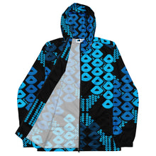 Load image into Gallery viewer, Wailele (Waterfall) by Hakuole Designs Men’s windbreaker