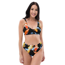 Load image into Gallery viewer, Koi Reflections high-waisted Lole ʻAu Kai bikini