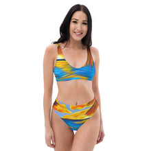 Load image into Gallery viewer, Palm Island Sunrise by Rachael Ray Art high-waisted lole ʻau kai bikini