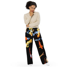Load image into Gallery viewer, Koi Reflections unisex wide-leg pants