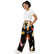 Load image into Gallery viewer, Koi Reflections unisex wide-leg pants