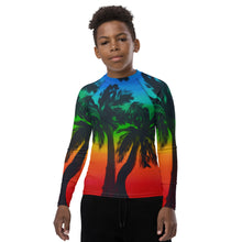 Load image into Gallery viewer, Alaula (Sunset) by Honi Honi Designs ʻŌpio Rash Guard