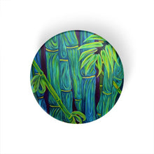 Load image into Gallery viewer, Ornamental Serving Bowl "Blue Bamboo"