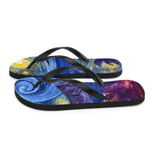 Load image into Gallery viewer, Honolulu Starry Nights Slippers