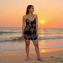 Load image into Gallery viewer, &quot;Hāloa ʻEleʻele&quot; by Hakuole Designs &quot;Honi&quot; Cami Romper
