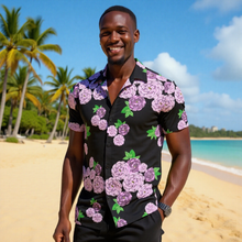 Load image into Gallery viewer, "Lokelani" by Hakuole Designs "Palaka Aloha" Shirt
