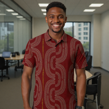 Load image into Gallery viewer, "Hoʻolono I Ka Lāʻau" ʻUla by Hakuole Designs Men's Polo Shirt
