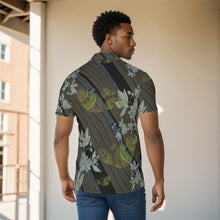 Load image into Gallery viewer, "Kāhuli ʻEleʻele" by Hakuole Designs - Palaka Aloha Shirt
