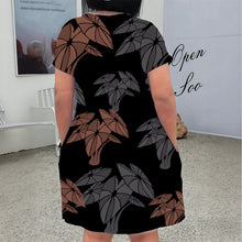 Load image into Gallery viewer, &quot;Hāloa ʻEleʻele&quot; by Hakuole Designs &quot;Pūʻeo&quot; Dress
