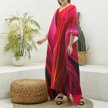 Load image into Gallery viewer, &quot;Ti Leaf Series 3&quot; by Rachael Ray Art &quot;ʻIo Dress&quot; (Kaftan)
