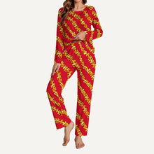 Load image into Gallery viewer, "Lei Puakenikeni" ʻUla by Honiʻs Hawaiʻi Wahine Loungewear Set
