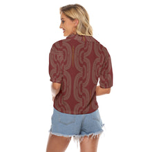 Load image into Gallery viewer, "Hoʻolono" ʻUla by Hakuole Designs "Pākeke" Top

