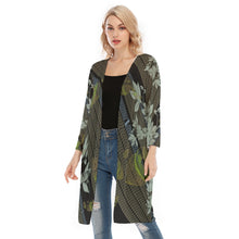 Load image into Gallery viewer, "Kāhuli Maʻo" by Hakuole Designs "Maka" Mesh Cardigan
