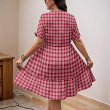 Load image into Gallery viewer, "Palaka ʻUlaʻula" by Hakuole Designs "Kalaunu" Dress
