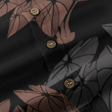 Load image into Gallery viewer, &quot;Hāloa ʻEleʻele&quot; by Hakuole Designs &quot;Maʻo&quot; Cotton Aloha Shirt
