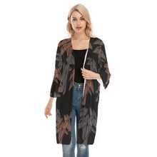 Load image into Gallery viewer, &quot;Hāloa ʻEleʻele&quot; by Hakuole Designs &quot;Maka&quot; Mesh Cardigan
