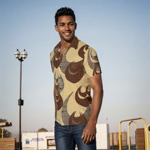 Load image into Gallery viewer, "Kino Wahine Māmā" Beige by Hakuole Designs "Palaka Aloha" Shirt
