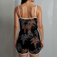 Load image into Gallery viewer, &quot;Hāloa ʻEleʻele&quot; by Hakuole Designs &quot;Honi&quot; Cami Romper

