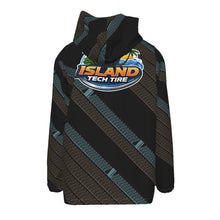 Load image into Gallery viewer, CUSTOM ORDER by Hakuole Designs Island Tech Tire  Men's Hooded Zipper Windproof Jacket
