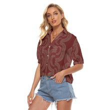 Load image into Gallery viewer, "Hoʻolono" ʻUla by Hakuole Designs "Pākeke" Top
