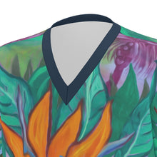 Load image into Gallery viewer, "Pua Manu" by Rachael Ray Art Unisex Scrub Set With Six Pocket
