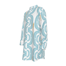 Load image into Gallery viewer, "Hoʻolono I Ka Lāʻau" Teal by Hakuole Designs "Kamaki" Tunic
