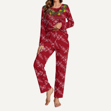 Load image into Gallery viewer, "Lei Kalikimaka" by Hakuole Designs Wahine Loungewear Set
